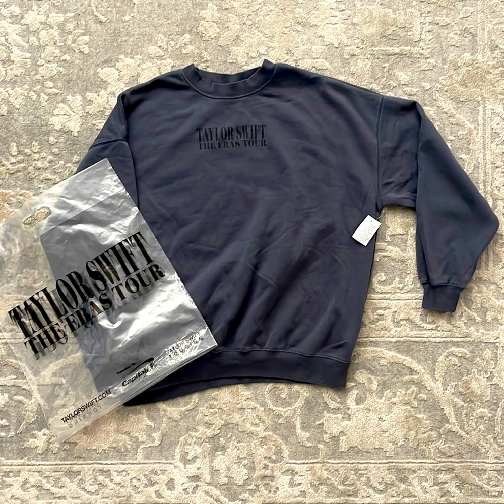 Authentic Taylor Swift Eras Tour Blue Crewneck